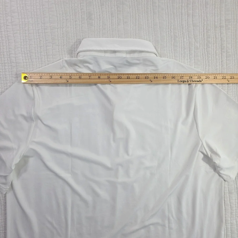Ralph Lauren RLX Performance Golf Polo Wicking Men's XL White NEW Tennis NWT